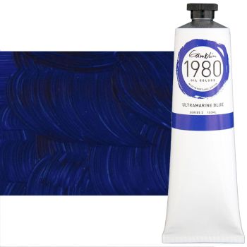 Gamblin 1980 Oil Colors - Ultramarine Blue, 150ml Tube