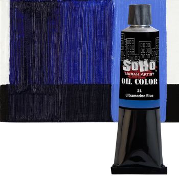 SoHo Artist Oil Color Ultramarine Blue 170ml Tube