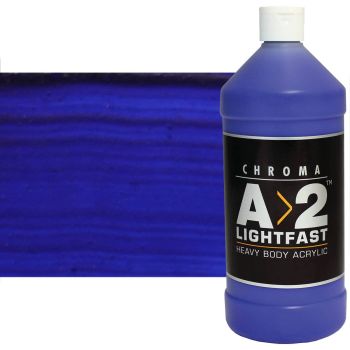 Chroma A>2 Student Artists Acrylics Ultramarine Blue 1 liter