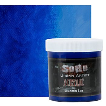 SoHo Urban Artists Heavy Body Acrylic - Ultramarine Blue, 500ml