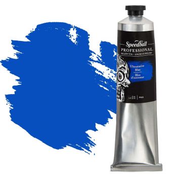 Speedball Pro Relief Ink 5 oz Ultramarine Blue