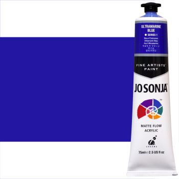 Jo Sonja Matte Acrylic - Ultramarine Blue, 75ml Tube