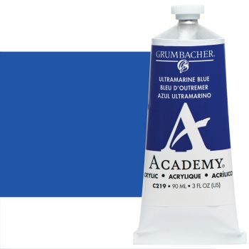 Grumbacher Academy Acrylics Ultramarine Blue 90 ml