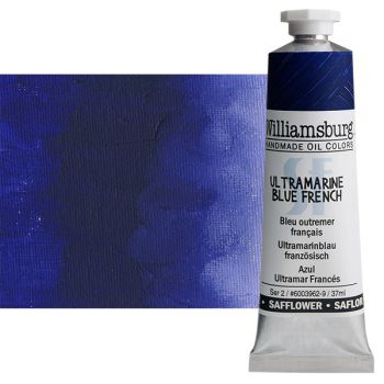 Williamsburg Handmade Safflower Oil Color 37ml Tube - Ultramarine Blue French