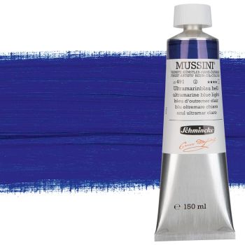 Schmincke Mussini Oil Color 150 ml Ultramarine Blue Light