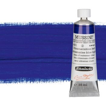 Schmincke Mussini Oil Color 35ml Tube - Ultramarine Blue Light