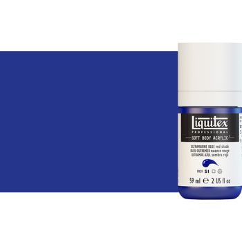 Liquitex Professional Soft Body Acrylic 2oz Ultramarine Blue (Red Shade)