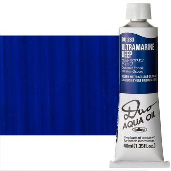 Holbein Duo Aqua Water-Soluble Oil Color 40 ml Tube - Ultramarine Deep