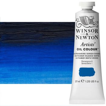 Winsor & Newton Artists' Oil Color 37 ml Tube - Ultramarine Green Shade