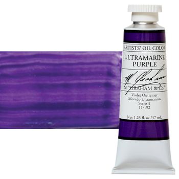 M Graham Oil Color 1.25Oz/37Ml Ultramarine Purple