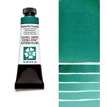 Daniel Smith Extra Fine Watercolors - Ultramarine Turquoise, 15 ml Tube