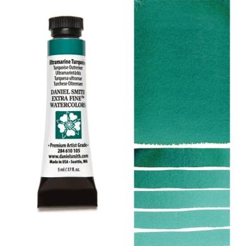 Daniel Smith Extra Fine Watercolors - Ultramarine Turquoise, 5 ml Tube