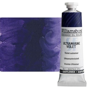 Williamsburg Handmade Safflower Oil Color 37ml Tube - Ultramarine Violet
