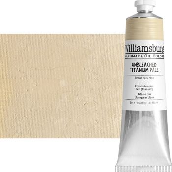 Williamsburg Oil Color, Unbleached Titanium Pale, 150ml Tube