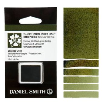 Daniel Smith Watercolor Half Pan Undersea Green