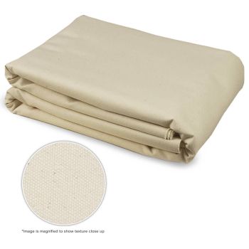 Unprimed Cotton Duck #10 Blanket (15 oz.) 120" x 6 Yards - Uniform Texture