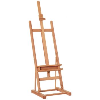 ARTIFY Large A-Frame Adjustable Painters Easel, Solid Beechwood Easel,  Studio Easel with Brush Holder for Adults