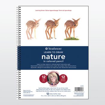 Strathmore 200 Learning Series Nature Color Pencil Pad 9x12 In