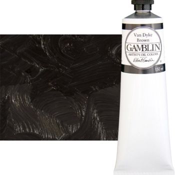 Gamblin Artist's Oil Color 150 ml Tube - Van Dyke Brown