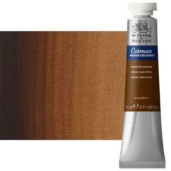 Winsor & Newton Cotman Watercolor 21 ml Tube - Van Dyke Brown