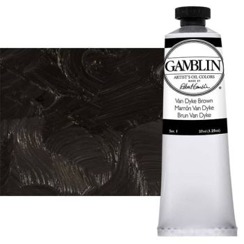 Gamblin Artist's Oil Color 37 ml Tube - Van Dyke Brown