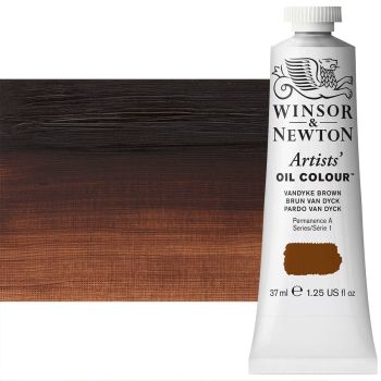 Winsor & Newton Artists' Oil Color 37 ml Tube - Van Dyke Brown