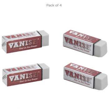 Vanish 4-in-1 Eraser Pack of 4