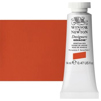 Winsor & Newton Designers Gouache 14ml Tube - Venetian Red