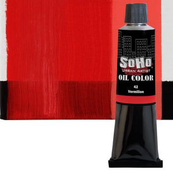 SoHo Artist Oil Color Vermilion 170ml Tube