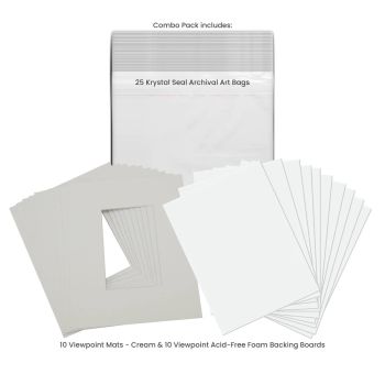 Viewpoint Mat Combo Pack Style D - Cream

