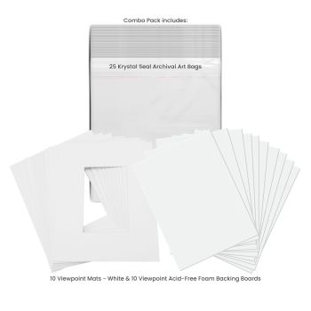 Viewpoint Mat Combo Pack Style A - White 

