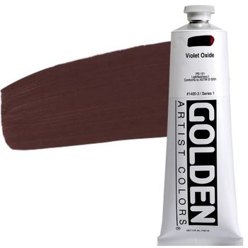 GOLDEN Heavy Body Acrylics - Violet Oxide, 5oz Tube