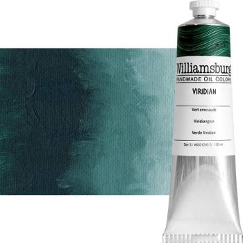 Williamsburg Oil Color, Viridian, 150ml Tube