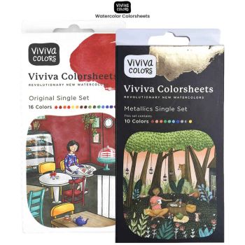 Viviva Watercolor Colorsheets