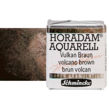 Schmincke Horadam Watercolor Volcano Brown Half-Pan