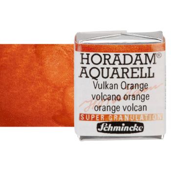 Schmincke Horadam Watercolor Volcano Orange Half-Pan