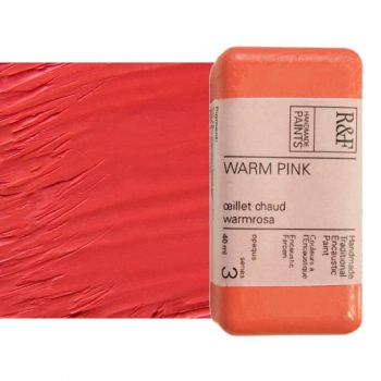 R&F Encaustic Handmade Paint 40 ml Block - Warm Pink