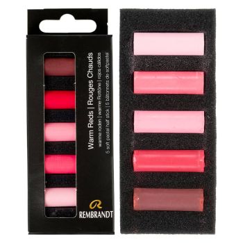 Rembrandt Soft Pastel Half-Stick Set of 5 Warm Reds