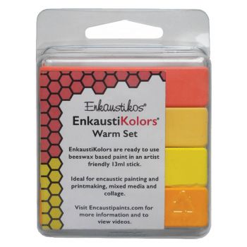 Enkaustikos EnkaustiKolors - Warm Colors (Set of 4)