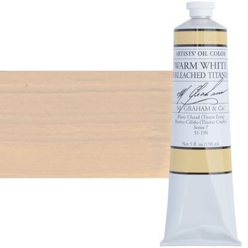 M Graham Oil Color 5oz Tube Warm White