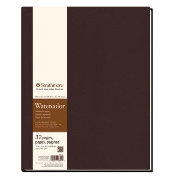 Strathmore Hardbound Art Journal 400 Series Recycled Watercolor Paper (140 lb.) 11x14" - 32 Pages
