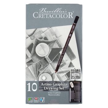 Cretacolor Artino Watersoluble Graphite Tin Set of 10