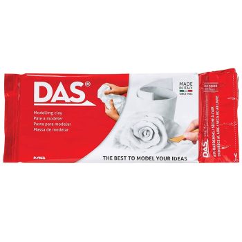 Das Air Hardening Modeling Clay - White, 1.1lb