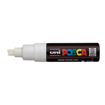 Posca Acrylic Paint Marker 0.8 mm Broad Tip White