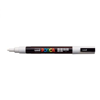Posca Acrylic Paint Marker 0.9-1.3 mm Fine Tip White