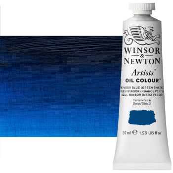 Winsor & Newton Artists' Oil Color 37 ml Tube - Winsor Blue Green Shade