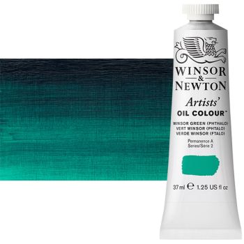 Winsor & Newton Artists' Oil Color 37 ml Tube - Winsor Green