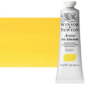 Winsor & Newton Artists' Oil Color 37 ml Tube - Winsor Lemon