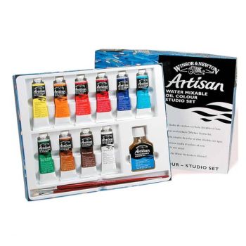W & N Artisan Water-Mixable Oils Studio Set of 10