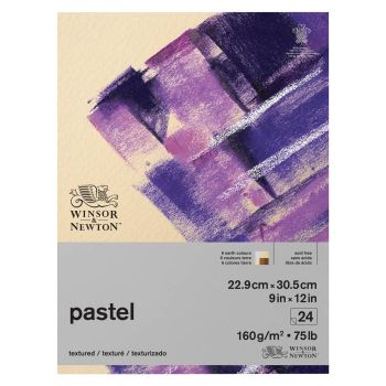 Winsor & Newton Pastel Paper 75 lb 9x12 Pad Earth Colors 24-Sheets